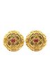Chanel 100% Metal Gold Toned Chanel Color Stone Earrings Gold Plated Women's CHANEL One size - photo 1