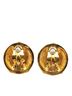 Chanel 100% Other Gold Toned Chanel Coco Mark Flower Earrings Gold Plated Women's CHANEL One size - photo 2