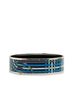 Hermès 100% Metal Blue Hermes enamel GM cloisonné bracelet silver blue metal women's HERMES One size - photo 3