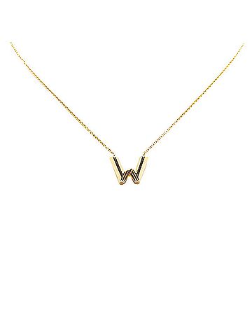 Louis Vuitton Louis Vuitton LV&ME Necklace M61078 Gold Plated Women's LOUIS VUITTON (view 1)