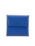 Hermès 100% Leather Blue Hermes Bastia Coin Case Blue Royale Terre Bateau Veau Epsom Women's HERMES One size - photo 1