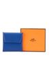 Hermès 100% Leather Blue Hermes Bastia Coin Case Blue Royale Terre Bateau Veau Epsom Women's HERMES One size - photo 11