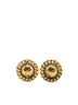 Chanel 100% Other Gold Toned Chanel Coco Mark Matelasse Chain Earrings Gold Plated Women's CHANEL One size - photo 1