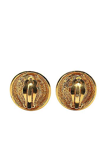 Chanel Chanel Earrings Gold Plated Fake Pearl Women's CHANEL (view 2)
