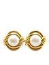 Chanel 100% Pearl Gold Toned Chanel Earrings Gold Plated Fake Pearl Women's CHANEL One size - photo 1