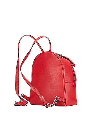 Fendi FENDI Studded Chain Backpack 8BZ038 Red Leather Women's (view 2)
