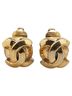 Chanel 100% Other Gold Toned Chanel Coco Mark Earrings Gold Plated Women's CHANEL One size - photo 2