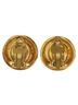 Chanel 100% Metal Gold Toned Chanel Coco Mark Earrings Gold Plated Women's CHANEL One size - photo 3