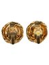 Chanel Multi Color Chanel Round Earrings Gold Plated Faux Pearl Women's CHANEL One size - photo 3