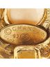 Chanel Multi Color Chanel Round Earrings Gold Plated Faux Pearl Women's CHANEL One size - photo 4