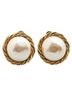 Chanel 100% Pearl Gold Toned CHANEL Vintage Pearl Earrings, Gold Plated, Women's One size - photo 2