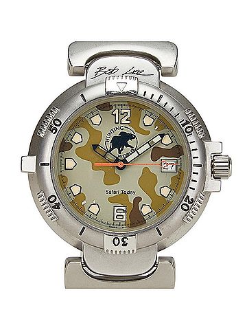Hunting World Hunting World Safari Today Automatic Watch, Gray Dial, Stainless Steel, Men's (view 1)