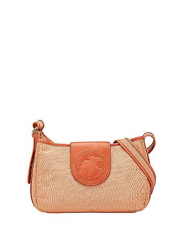 Hunting World HUNTING WORLD Women's Crossbody Shoulder Bag in Pink and Orange Canvas Leather (view 1)