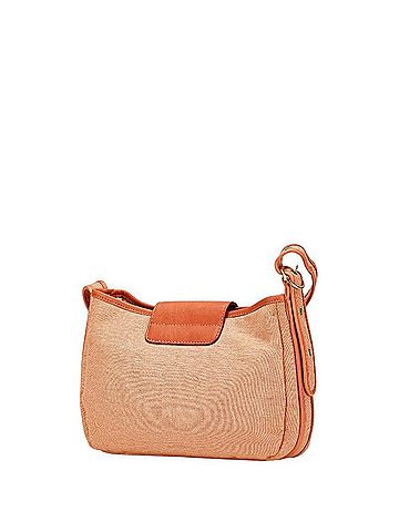 Hunting World HUNTING WORLD Women's Crossbody Shoulder Bag in Pink and Orange Canvas Leather (view 2)