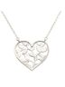 Tiffany 100% Sterling Silver Multi Color Tiffany & Co. Olive Leaf Heart Motif Necklace in 925 Sterling Silver for Women. One size - photo 3