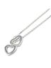 Tiffany 100% Sterling Silver Silver Toned Tiffany Heart Link Lariat Pendant Necklace SV925 Silver Women's TIFFANY&Co. One size - photo 1