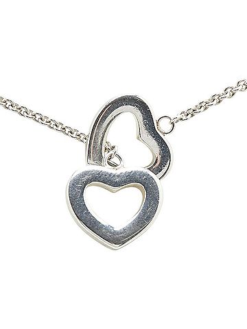 Tiffany Tiffany Heart Link Lariat Pendant Necklace SV925 Silver Women's TIFFANY&Co. (view 2)