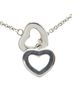Tiffany 100% Sterling Silver Silver Toned Tiffany Heart Link Lariat Pendant Necklace SV925 Silver Women's TIFFANY&Co. One size - photo 3