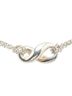Tiffany 100% Sterling Silver Multi Color Tiffany & Co. Infinity Necklace, Double Chain, SV925 Silver, Women's One size - photo 2