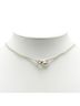 Tiffany 100% Sterling Silver Multi Color Tiffany & Co. Infinity Necklace, Double Chain, SV925 Silver, Women's One size - photo 8