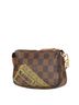 Louis Vuitton 100% Pvc Brown Louis Vuitton Damier Mini Pochette Accessory Pouch N41433 Brown PVC Leather Women's LOUIS VUITTON One size - photo 2