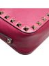 Valentino 100% Leather Pink Valentino Studded Shoulder Bag in Pink Leather for Women One size - photo 5