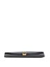 Chloé 100% Leather Black Chloé Chloe Georgia double flap long wallet in black leather. Women's. One size - photo 3
