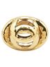 Chanel 100% Other Gold Toned Chanel Coco Mark Oval Circle Brooch Gold Plated Women's CHANEL One size - photo 1