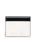 Prada 100% Leather White Black Prada Women's Bifold Wallet in White and Black Leather One size - photo 1