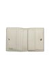 Prada 100% Leather White Black Prada Women's Bifold Wallet in White and Black Leather One size - photo 7