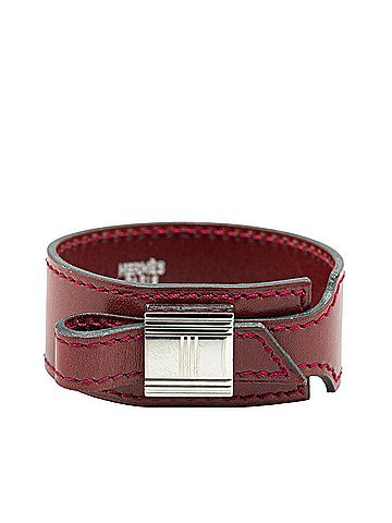 Hermès Hermes Artemis Bangle Wine Red Box Calf Women's HERMES (view 1)