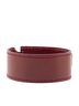 Hermès 100% Leather Red Hermes Artemis Bangle Wine Red Box Calf Women's HERMES One size - photo 3