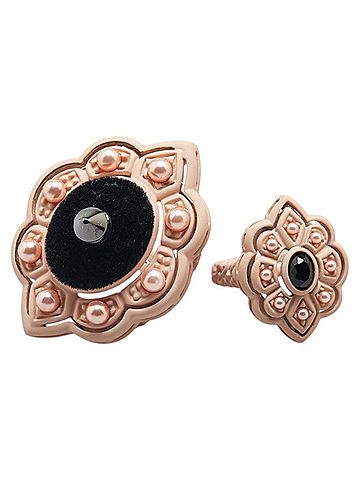 Gucci Gucci Stud Ring 2-piece set Pink Plastic Faux Pearl Velvet Women's GUCCI (view 1)