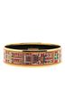 Hermès 100% Enamel Multi Color Hermes enamel bangle gold black multicolor plated women's HERMES One size - photo 1