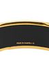 Hermès 100% Enamel Multi Color Hermes enamel bangle gold black multicolor plated women's HERMES One size - photo 5