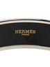 Hermès 100% Metal Multi Color Hermes enamel bangle silver green multicolor metal women's HERMES One size - photo 5