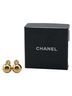 Chanel 100% Other Gold Toned CHANEL logo earrings, gold plated, women's One size - photo 5