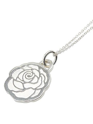 Tiffany Tiffany GO WOMEN 2017 Rose Motif Necklace in 925 Sterling Silver. TIFFANY & Co. (view 1)