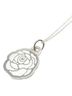 Tiffany 100% Sterling Silver Multi Color Tiffany GO WOMEN 2017 Rose Motif Necklace in 925 Sterling Silver. TIFFANY & Co. One size - photo 1