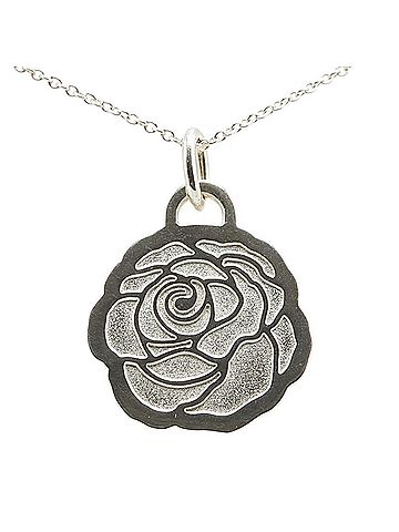 Tiffany Tiffany GO WOMEN 2017 Rose Motif Necklace in 925 Sterling Silver. TIFFANY & Co. (view 2)