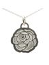 Tiffany 100% Sterling Silver Multi Color Tiffany GO WOMEN 2017 Rose Motif Necklace in 925 Sterling Silver. TIFFANY & Co. One size - photo 2
