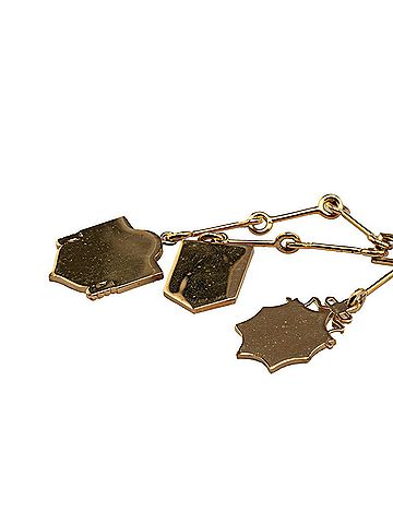 Louis Vuitton Louis Vuitton TRUNKS & BAGS Rhinestone Necklace M68391 Gold Multicolor Plated Women's LOUIS VUITTON (view 2)