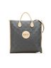 Gucci Tan Gray Gucci GG Nylon Off the Grid Long Handbag/Shoulder Bag 2WAY 630355 Gray/Beige Leather Women's GUCCI One size - photo 1