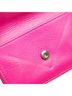 Balenciaga 100% Leather Pink Balenciaga Paper Mini Wallet, Tri-fold Compact 391446, Pink Leather, Women's, BALENCIAGA One size - photo 8