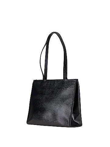 Salvatore Ferragamo Salvatore Ferragamo Vara Ribbon Embossed Tote Bag/One-Shoulder Bag AU-21 25 30 Black Leather Women's (view 2)