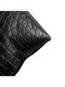 Saint Laurent 100% Leather Black Saint Laurent Crocodile Embossed Clutch Bag/Second Bag 39729 Black Leather Men's SAINT LAURENT One size - photo 6