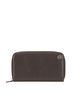Gucci 100% Leather Brown Gucci Interlocking G Long Wallet with Round Zipper, 449347, Brown Leather, Women's, GUCCI One size - photo 1