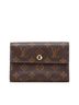 Louis Vuitton 100% Pvc Brown Louis Vuitton Monogram Portefeuille Alexandra Tri-fold Wallet M60047 Brown Women's LOUIS VUITTON One size - photo 1