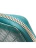 Gucci 100% Leather Green Gucci Micro Guccissima Zip-Around Wallet/Coin Purse 255452 Green Leather Women's GUCCI One size - photo 6
