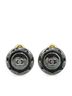Chanel 100% Metal Silver Toned CHANEL Coco Mark Round Earrings in Silver Metal for Women One size - photo 1